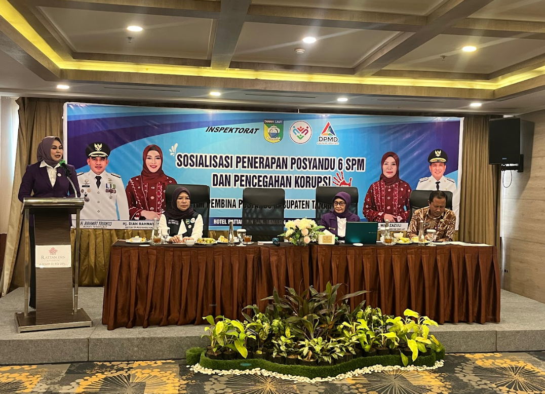 Ketua TP Posyandu Tanah Laut Tekankan Pentingnya Pemahaman 6 SPM dan Pencegahan Korupsi