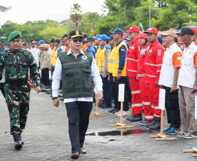 Kalsel Gelar Apel Siaga Bencana Batingsor, Sekdaprov Ingatkan Kesiapsiagaan Hadapi Musim Hujan