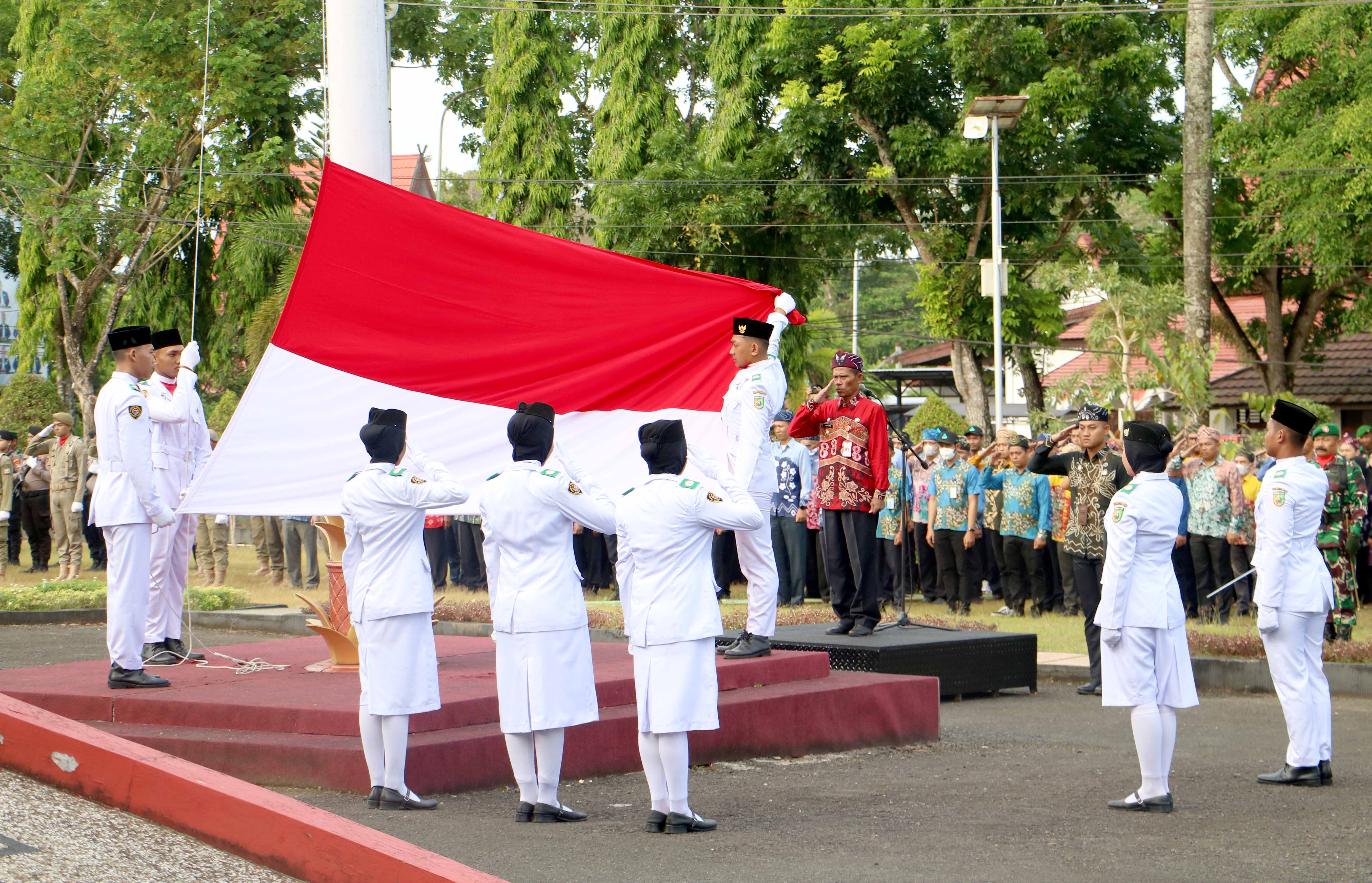 Pemkab Tala Gelar Upacara Peringatan Hari Lahir Pancasila