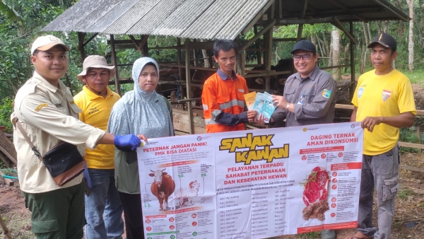 Disnakkeswan Tala Ingatkan Pentingnya Kesehatan Ternak dan Kebersihan Kandang