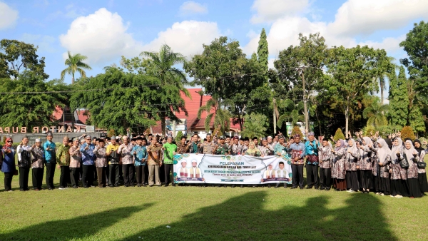 Resmi Dilepas, Kafilah MTQ Tala Ditargetkan Masuk Tiga Besar