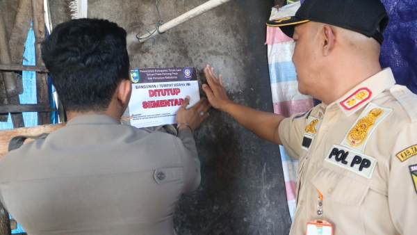 Melanggar Aturan, Warung Malam Di Tutup Sementara