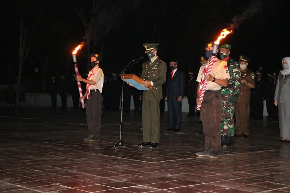 APEL KEHORMATAN DAN RENUNGAN SUCI JELANG HUT KE 75 RI