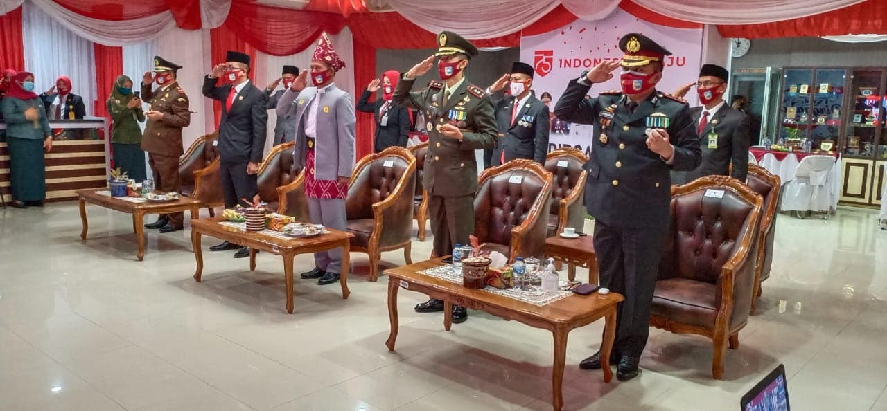 PERINGATAN HUT KE - 75 RI SECARA DARING