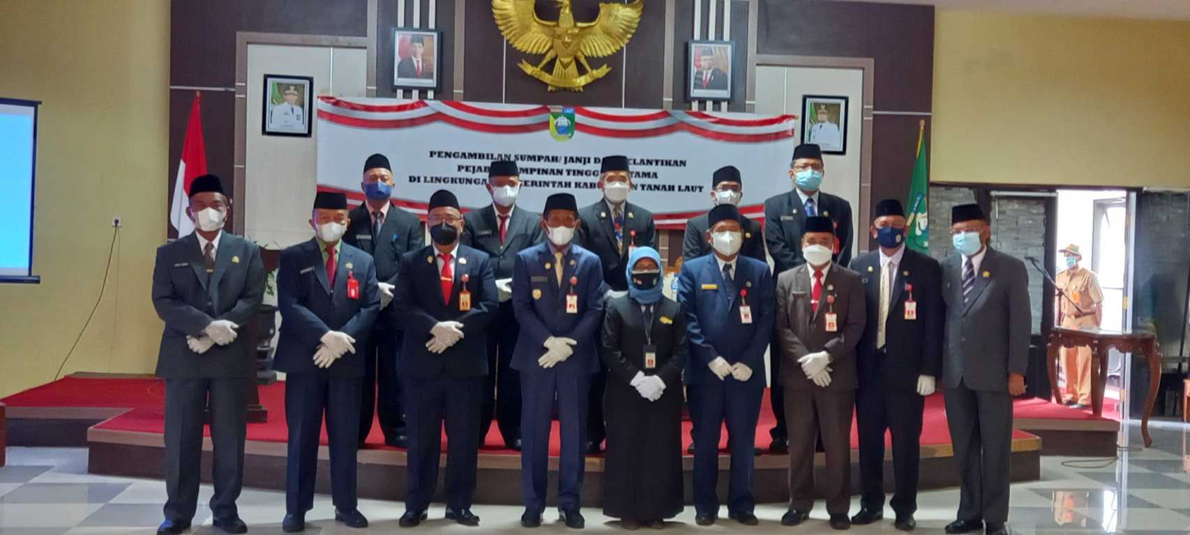 USAI DILANTIK, PEJABAT TINGGI PRATAMA DI LINGKUNGAN PEMKAB TALA SIAP HADAPI TANTANGAN KERJA BARU