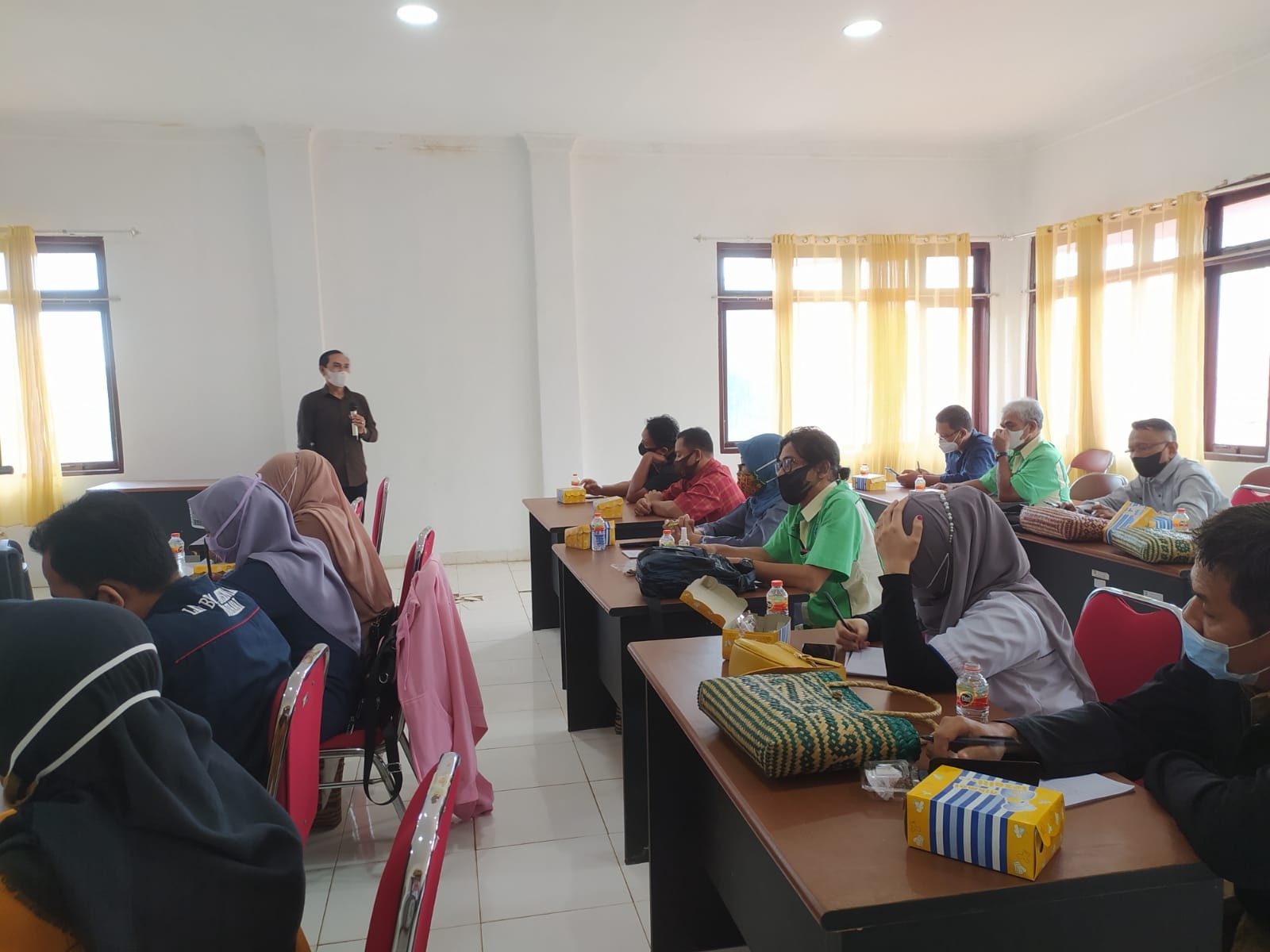 SUGIHARTO SEMANGAT TERIMA PELATIHAN DARI DISNAKERIND TALA